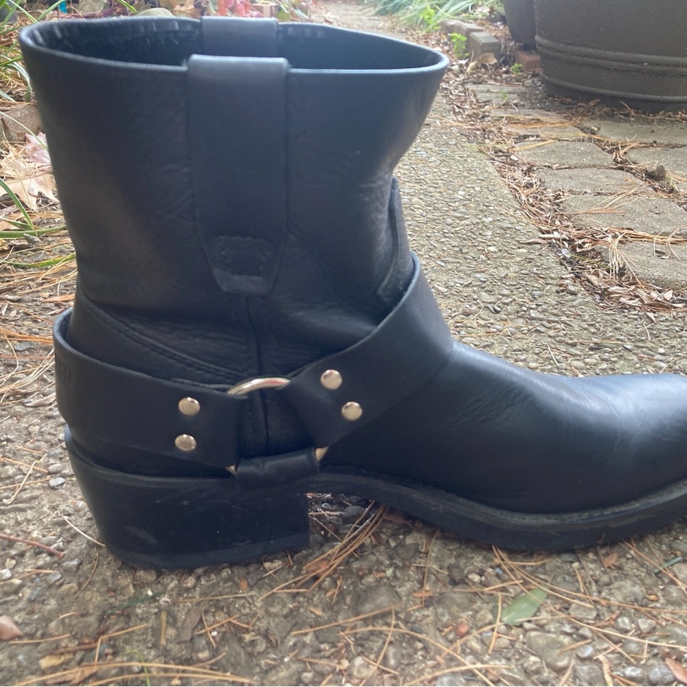 Men's Durango Black Leather Hsrness Boots DB710 Sz 9.5D 7” Shaft - Picture 7 of 11